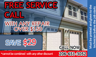 Garage Door Repair Shoreline coupon - download now!